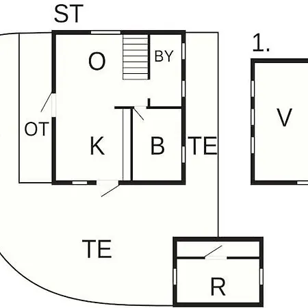 בית נופש 6 Person In Romo Vesterhede